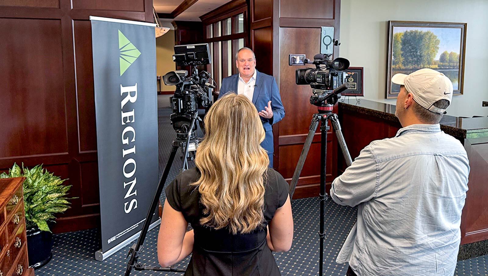 Scott Augenbaum, retired FBI special agent and a respected author giving interview.