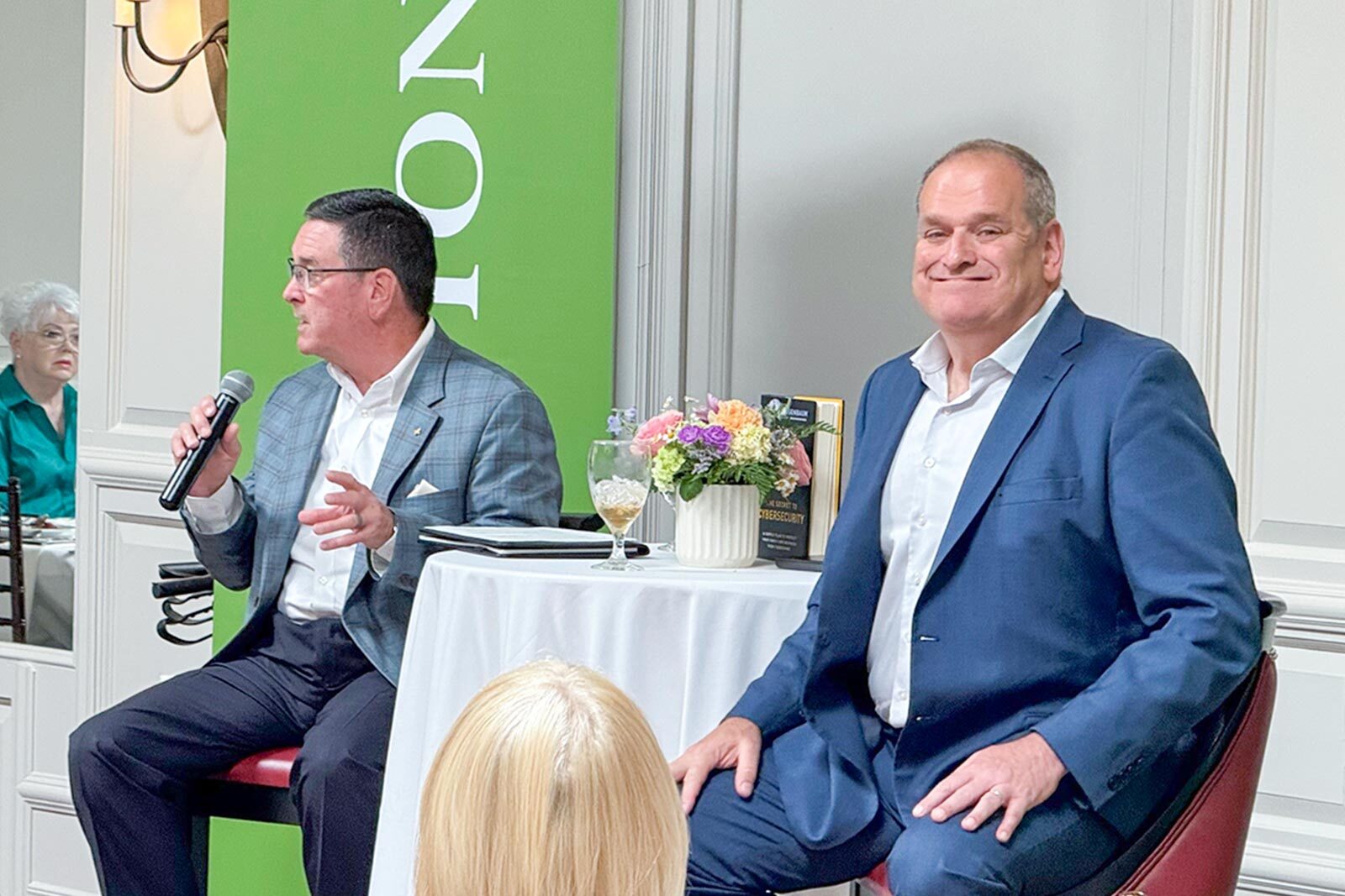 Scott Augenbaum and Jeff Taylor at the fraud event at Knoxville, Tennessee.