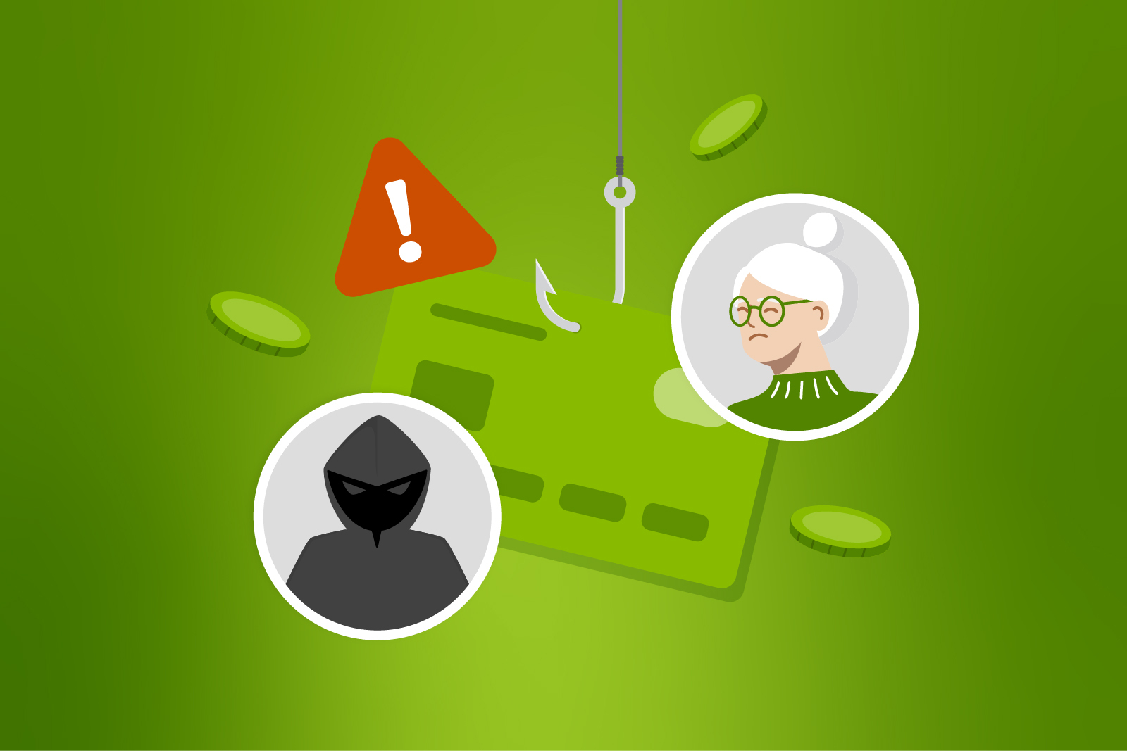 Elder fraud scam warnings and tips.