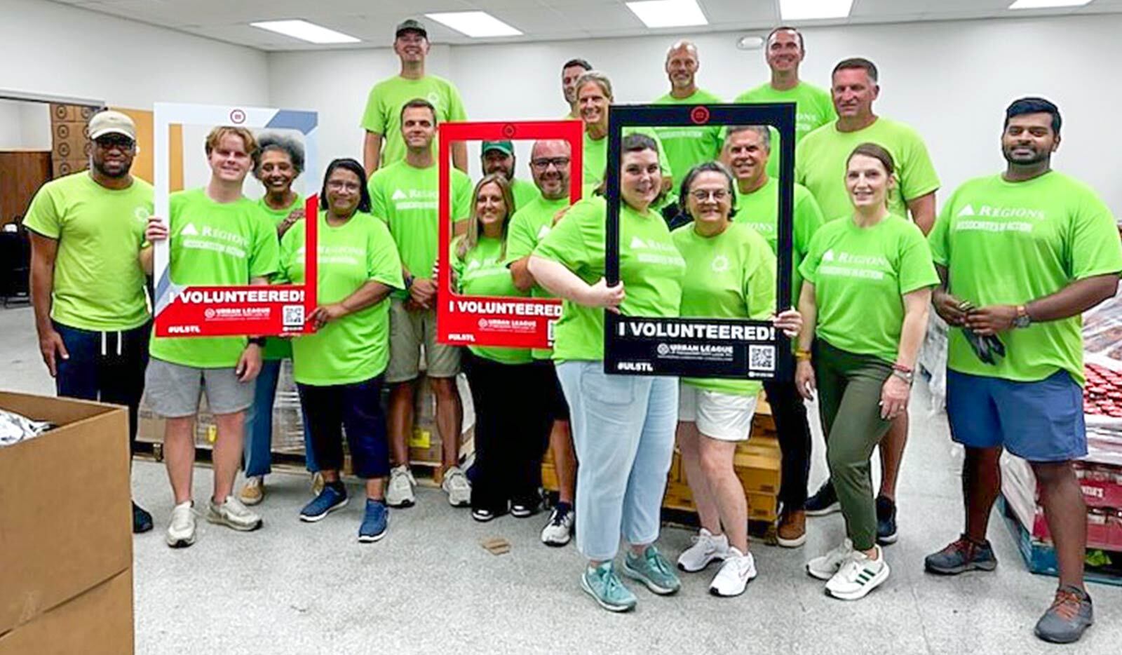Group of Regions volunteers posing for the picture.