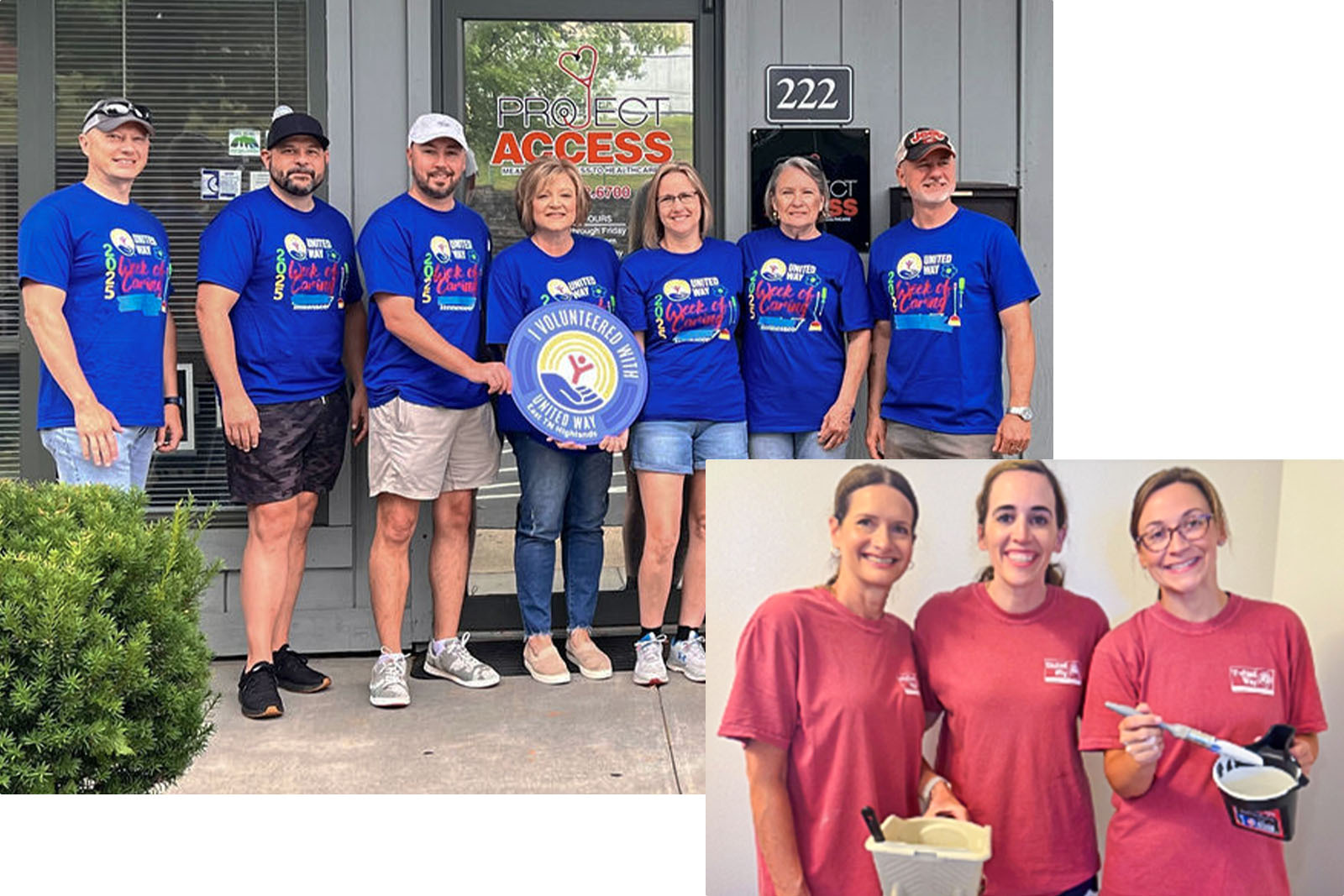 Regions volunteers for United Way.