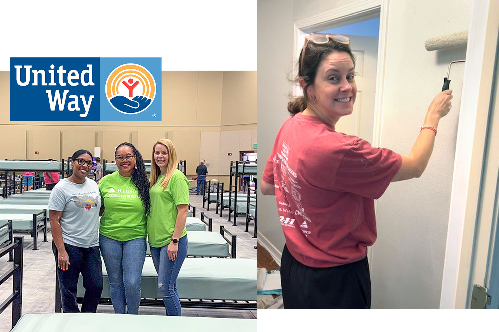 Regions associates volunteering for United Way Day of Kindness project.