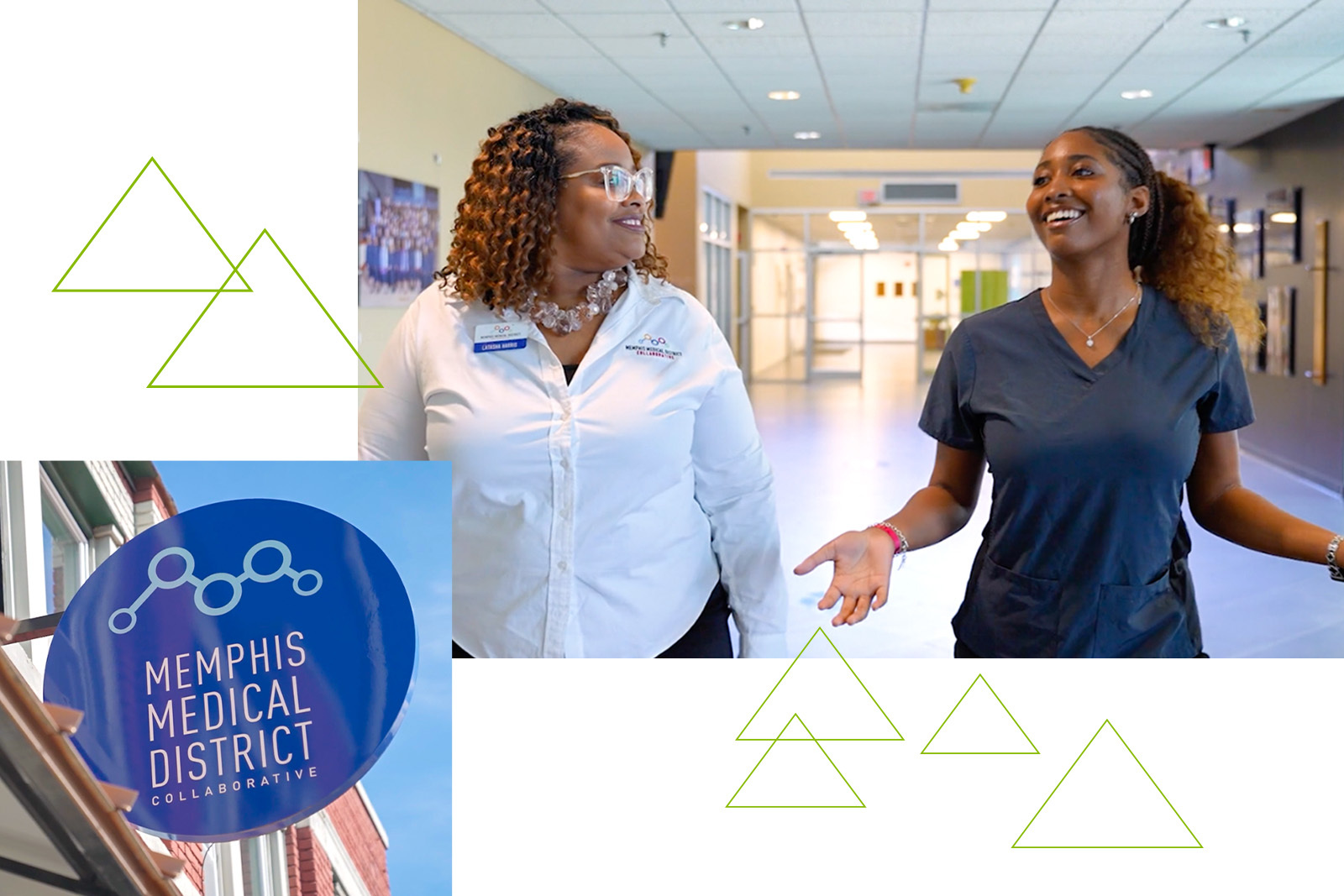 Latasha Harris, senior director of Workforce Strategies at MMDC and MacKenzie Thompson.