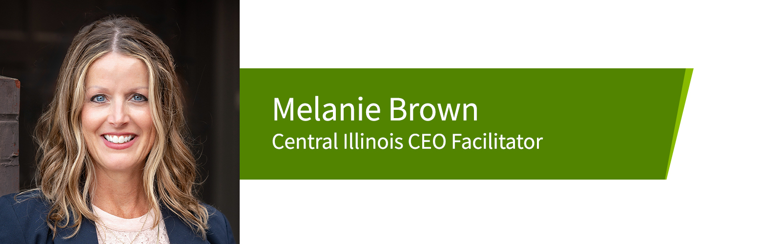 Melanie Brown, facilitator of Central Illinois CEO.