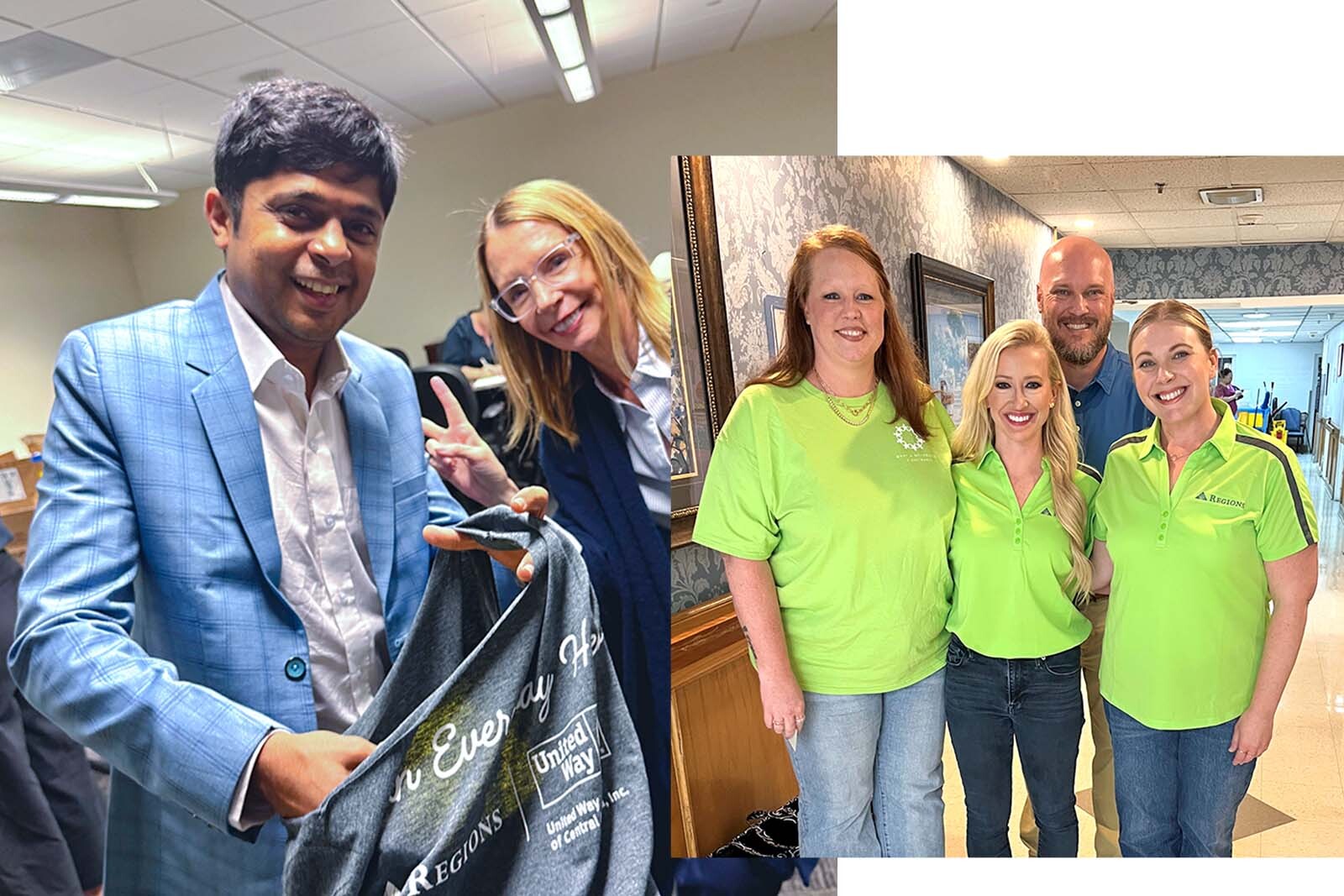 Regions MarComm and Office of Associate Conduct volunteers for United...