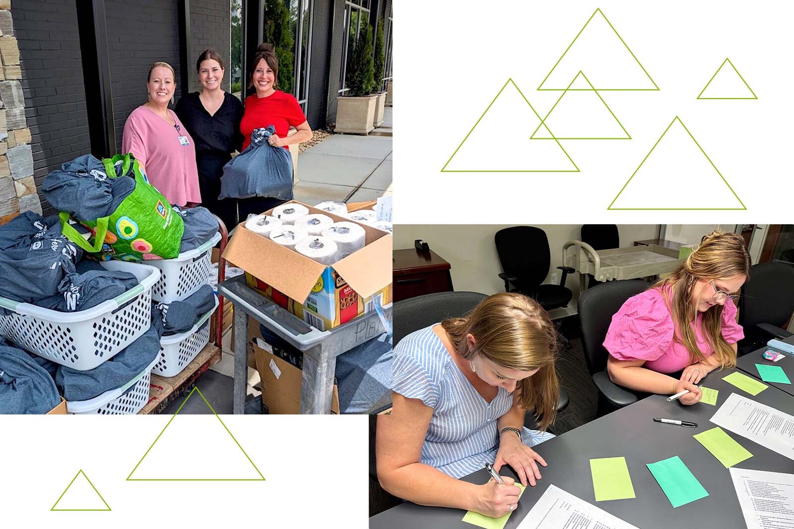 Regions MarComm volunteers for United Way Area Agency on Aging (UWAAA) of Jefferson County.