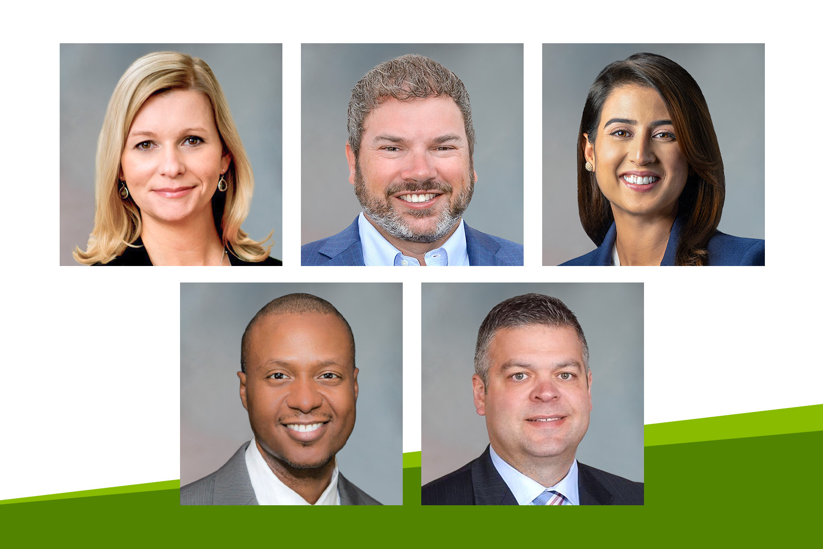 Julia Gardner, Financial Manager, Business Support; Jim Kersey, Consumer Banking...