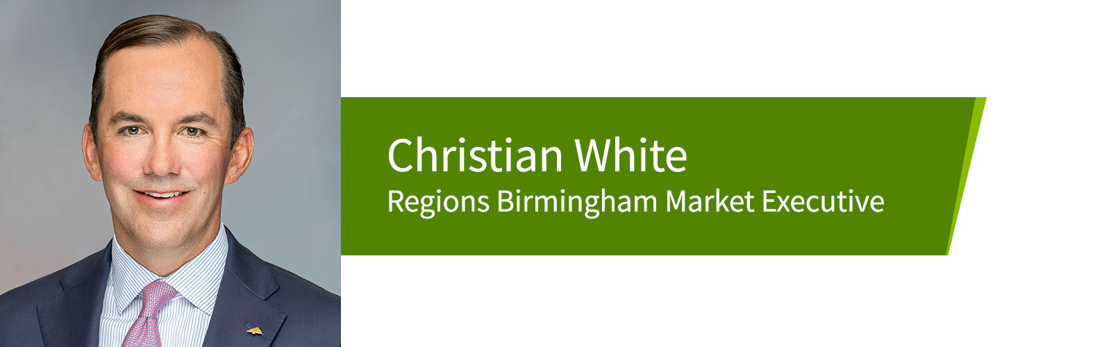 Christian White, Regions Birmingham Market Executive.