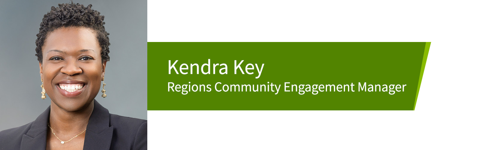 Kendra Key, Regions Community Engagement Manager.