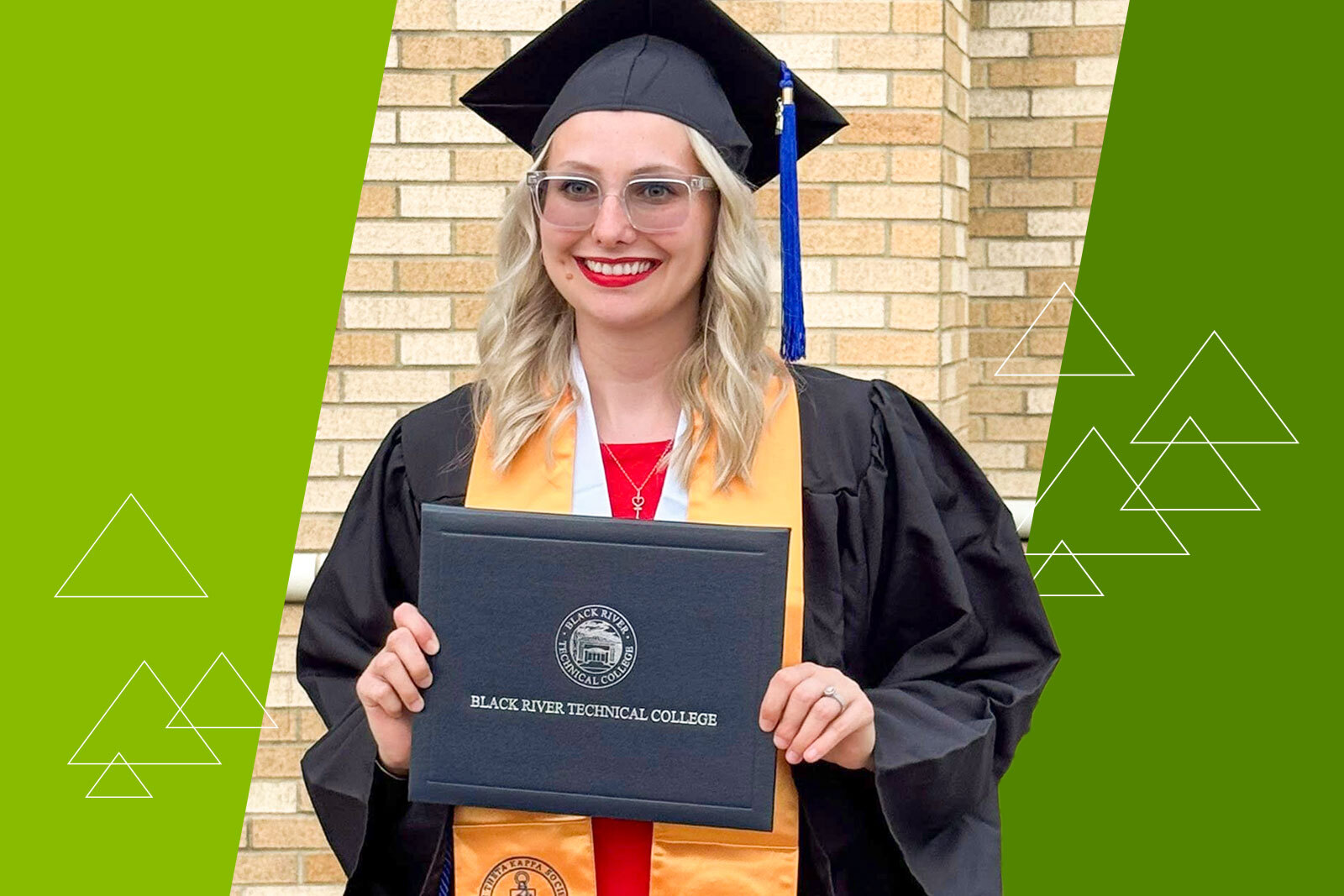 Misty Martin is graduating from Black River Technical College.