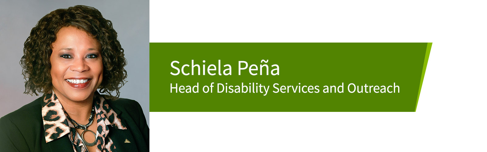 Schiela Peña, head of Disability Services and Outreach at Regions.