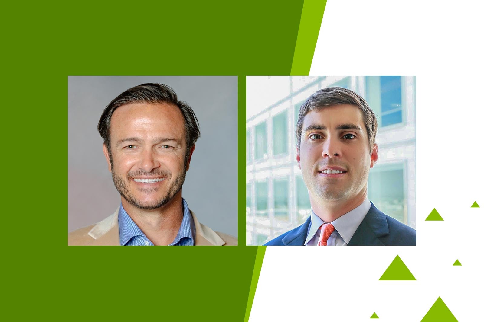 Regions Bank's Jason Hull and Rickey Mirabito.