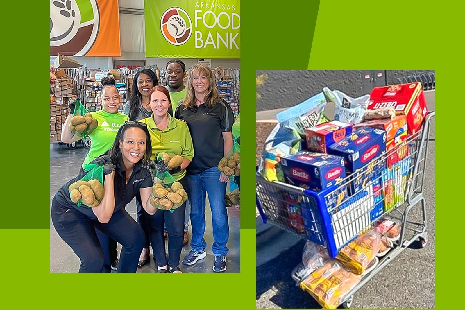 Arkansas and Louisiana Regions associates are teaming up to fight food insecurity.