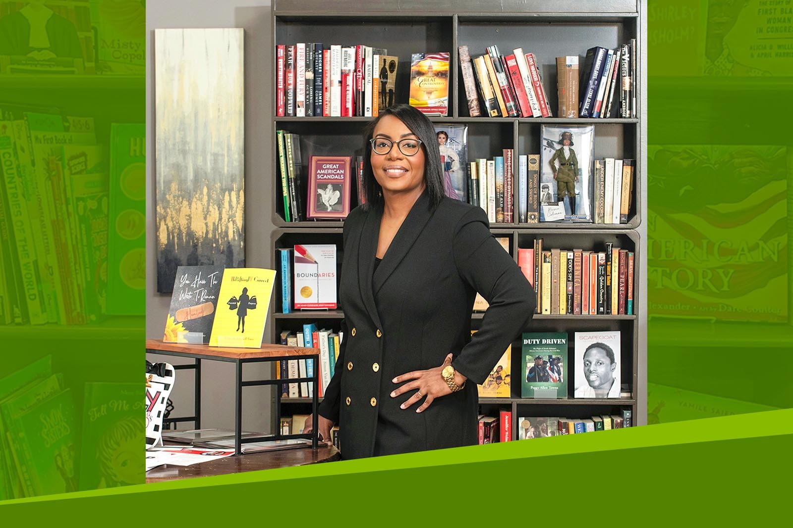 Janelle Brown of Brown Books & More.