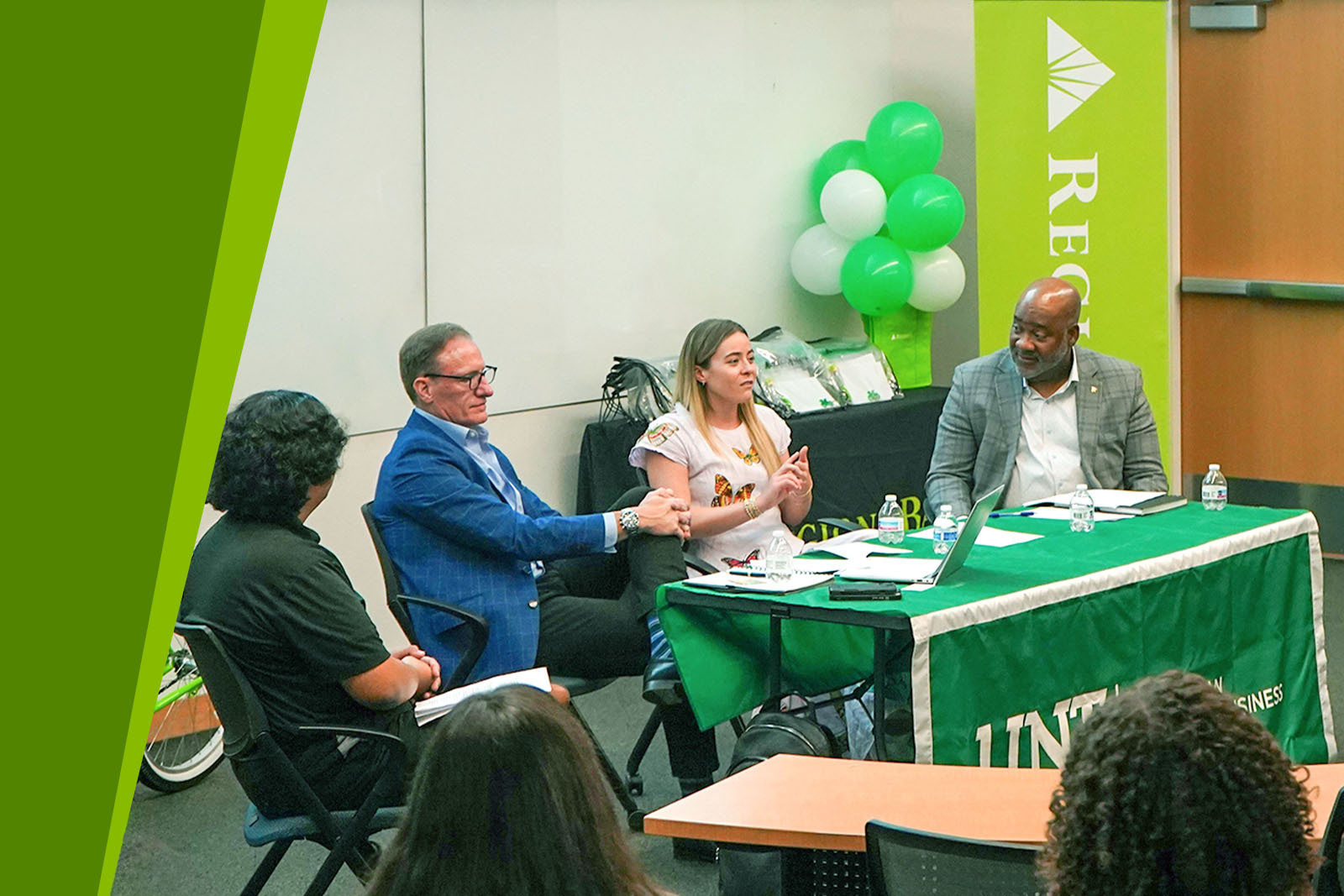 Panelists for Regions "Fine Print, Big Impact" event.