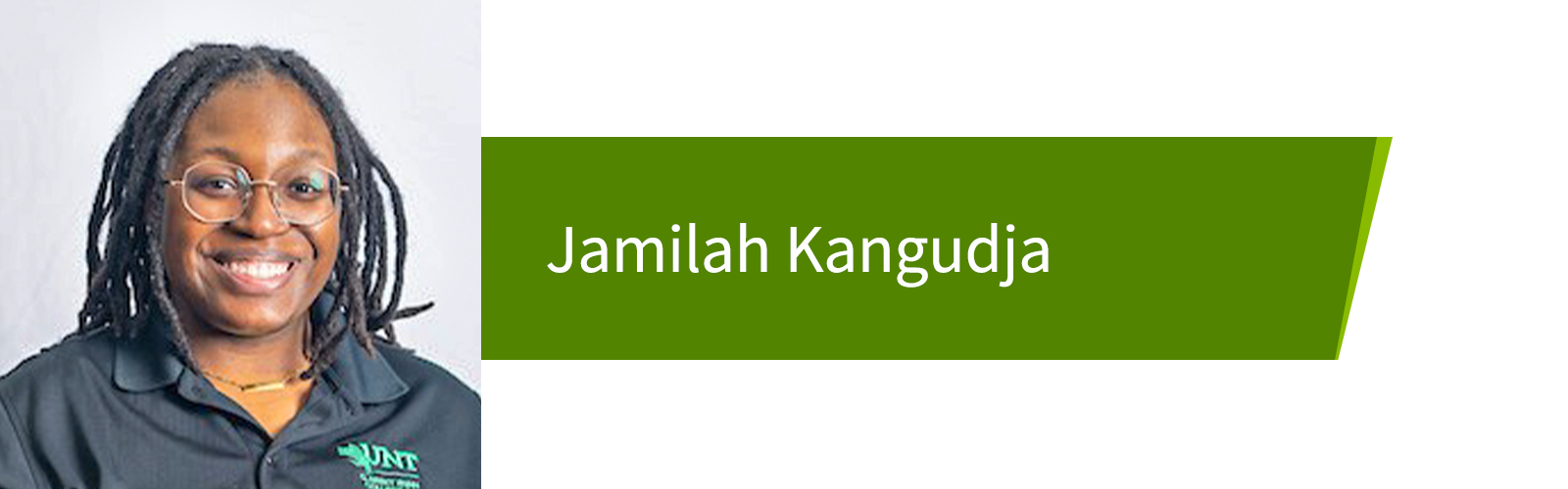 Jamilah Kangudja, a Student Success coordinator and adjunct professor with the University of North Texas (UNT).