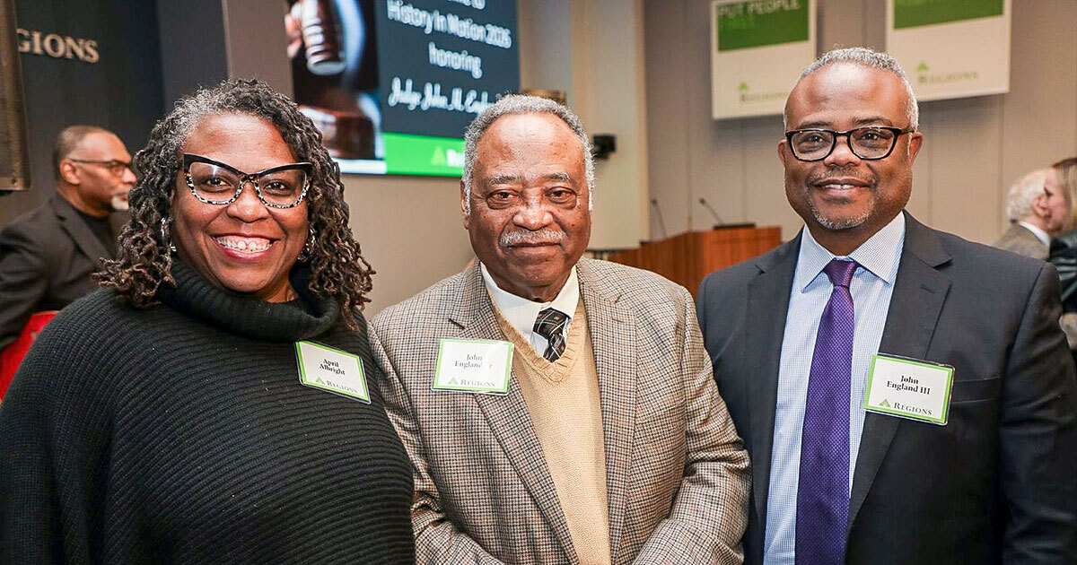Judge John England, Jr. with children.