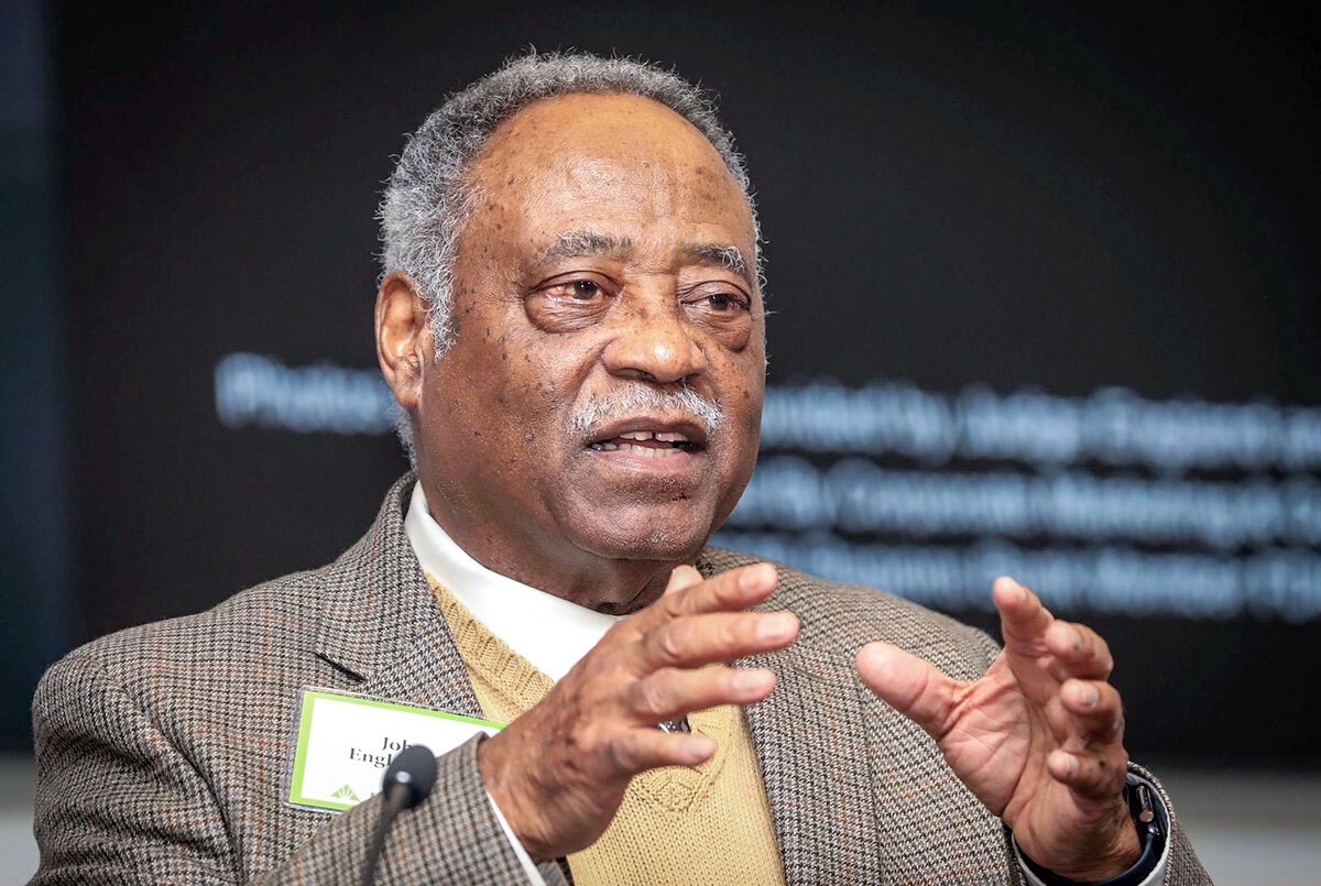 Judge John England, Jr. speaking.