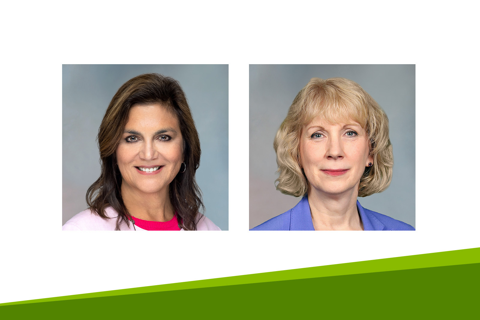 Dana Nolan, head of Investor Relations, and Martha Raber, head...