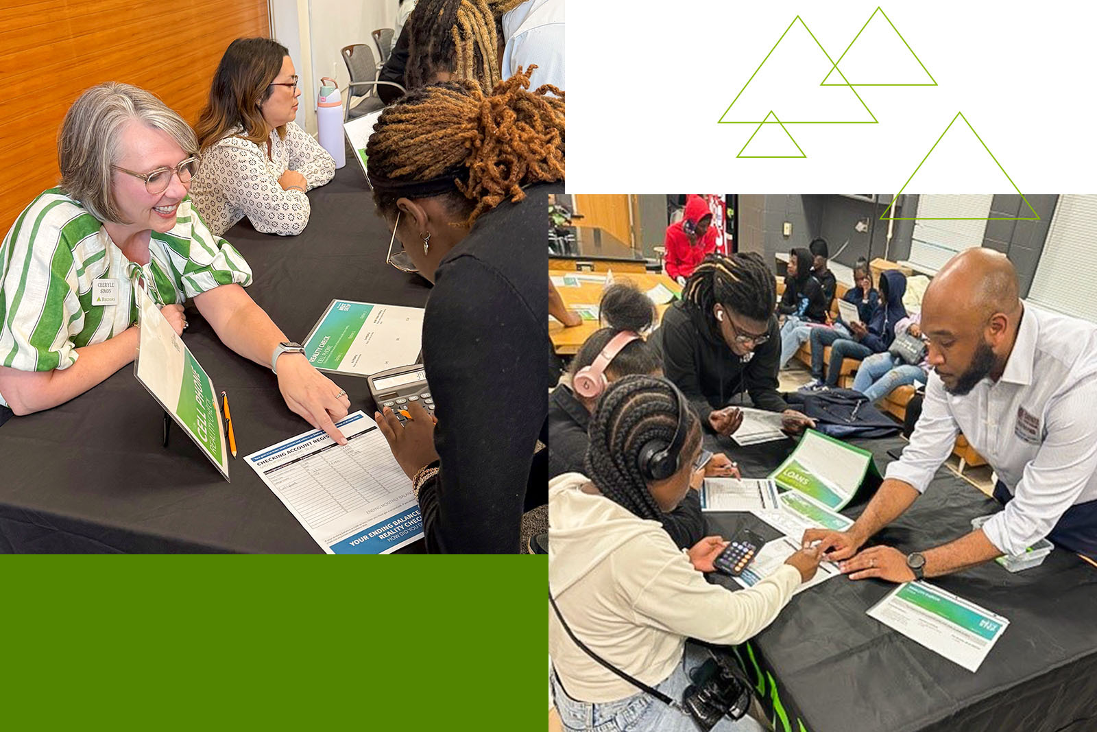 Students and Regions associates during Reality Check events.