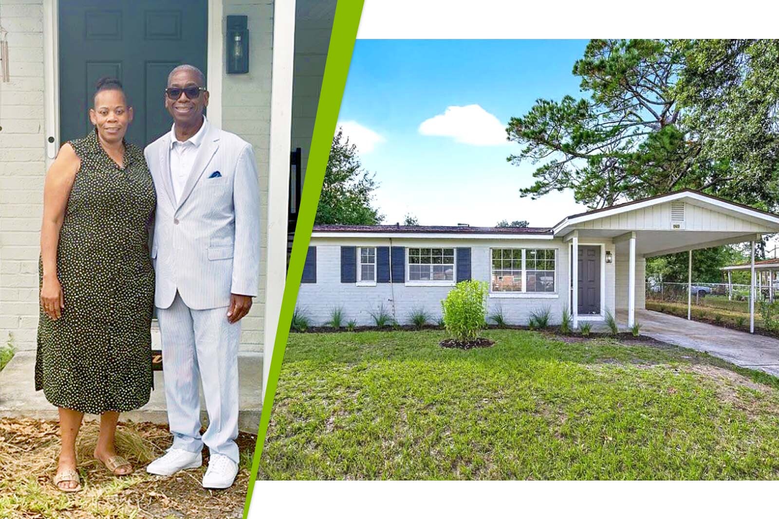 Agnes Belk and Moses Henry, Regions Mortgage Loan Officer and...