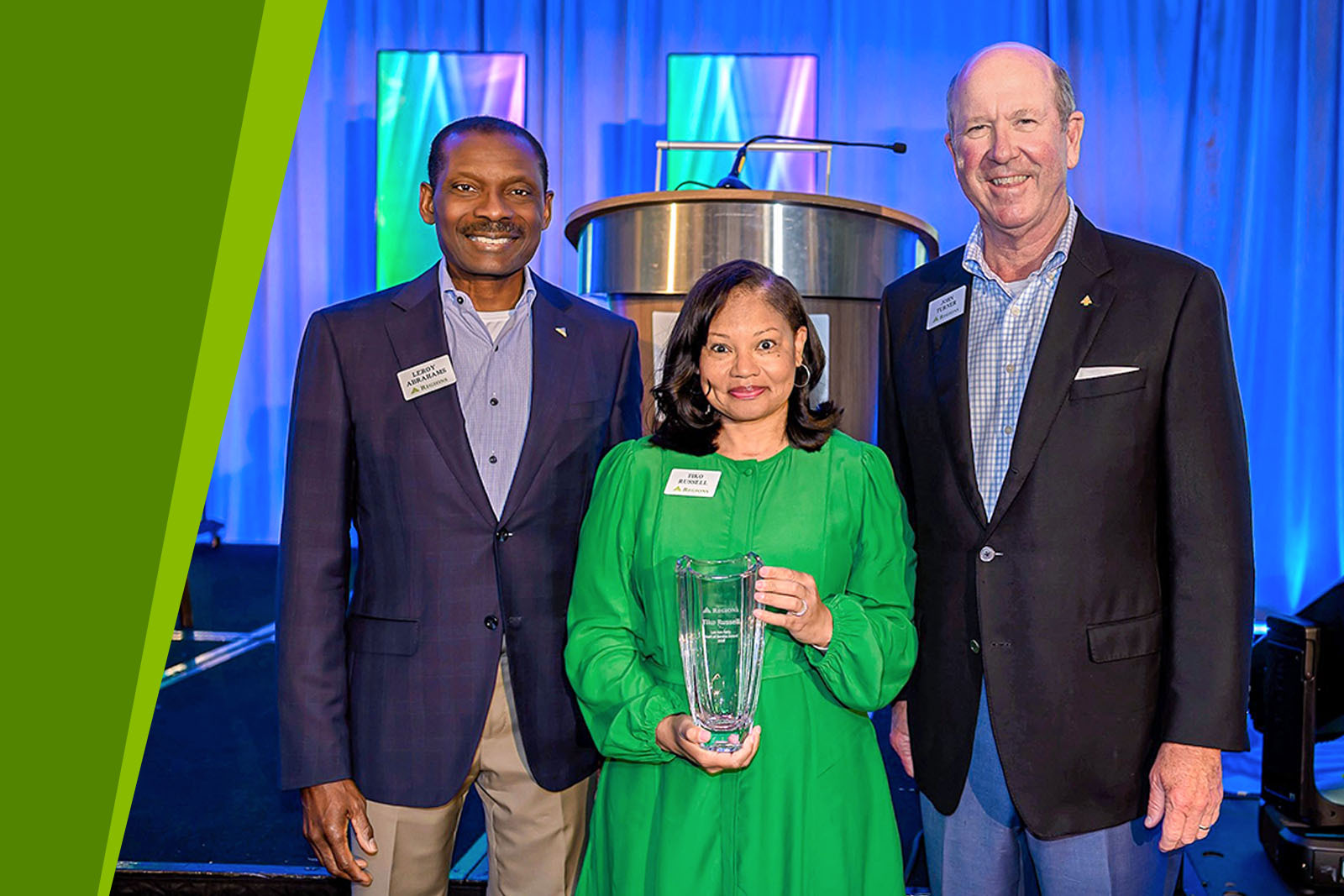 Leroy Abrahams, Tiko Russell and John Turner.