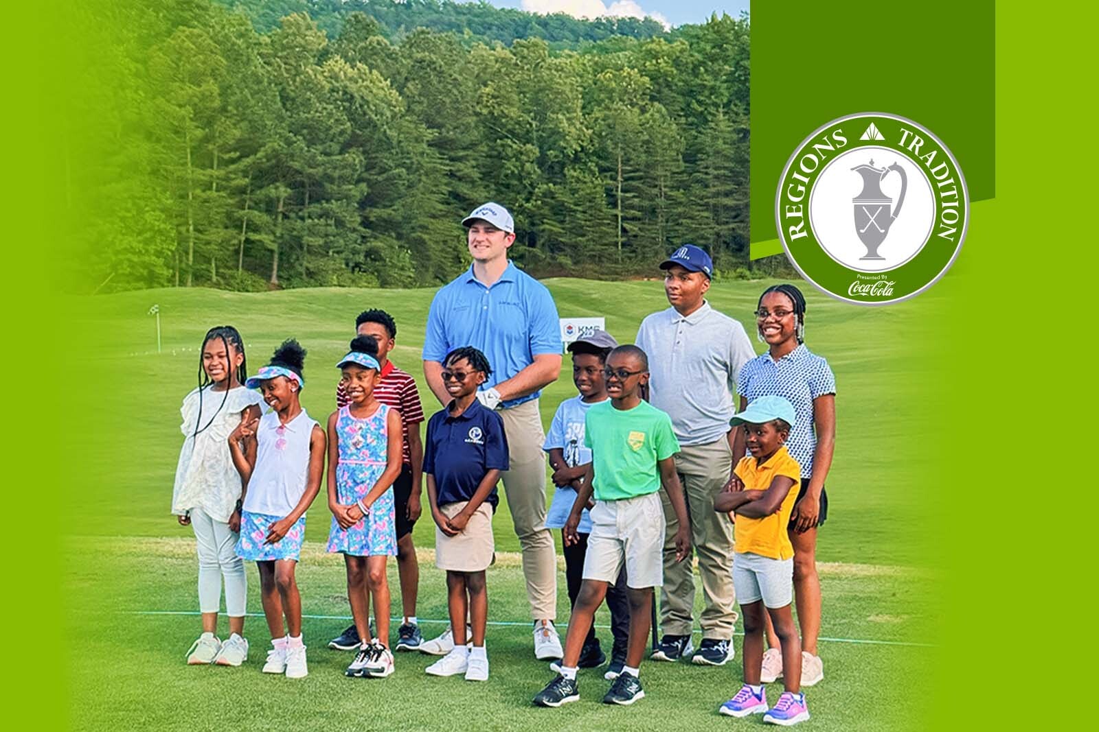 First Tee golfers at Regions Tradition.