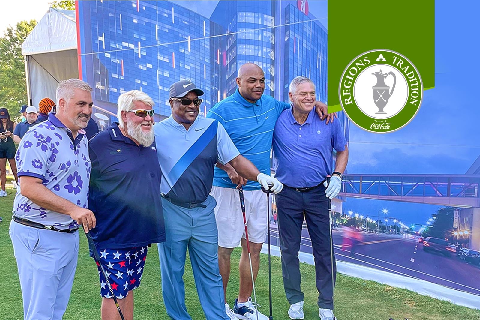 Taylor Hicks, John Daly, Bo Jackson, Charles Barkley, Dale Murphy.