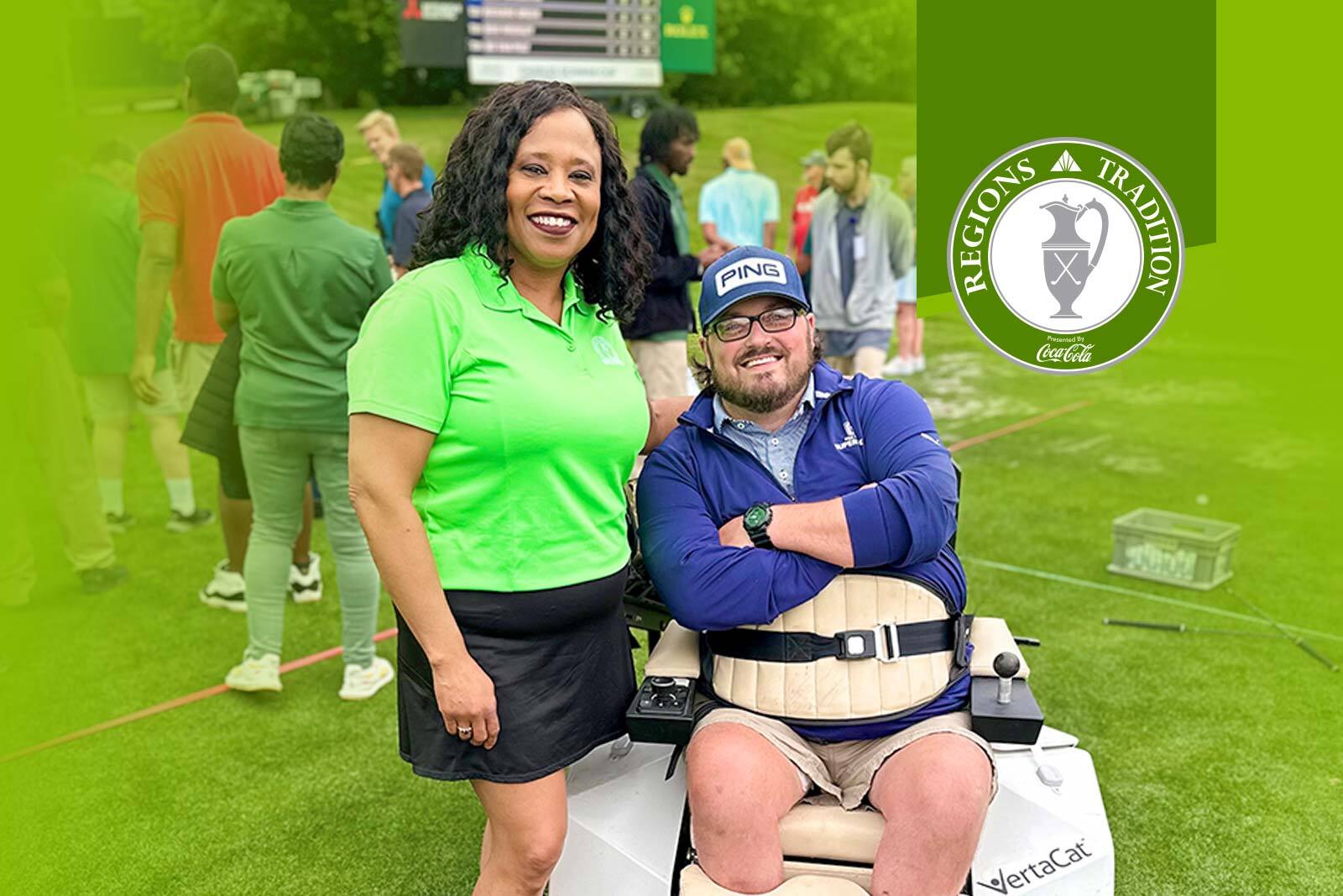 Regions tradition Adaptive Golf clinic.