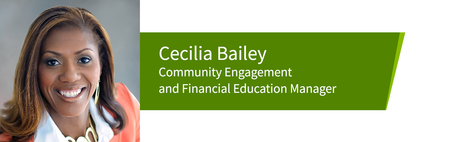 Cecilia Bailey, Community Engagement and Financial Education Manager at Regions.