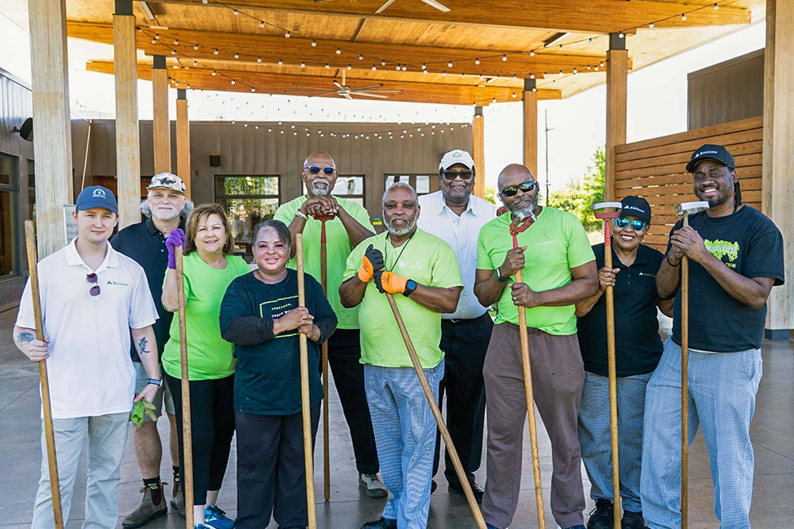 Dining room team at Jones Valley Teaching Farm.