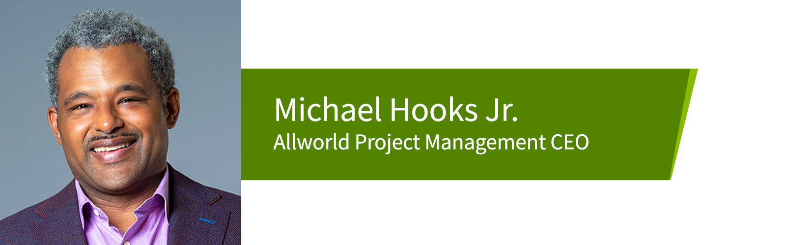 Michael Hooks Jr., Allworld Project Management CEO.