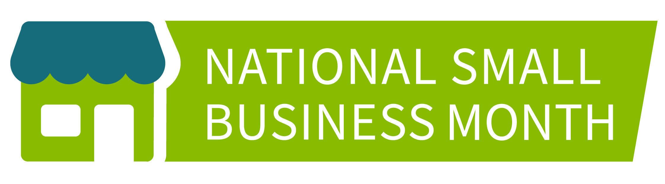 National Small Business Month logo.