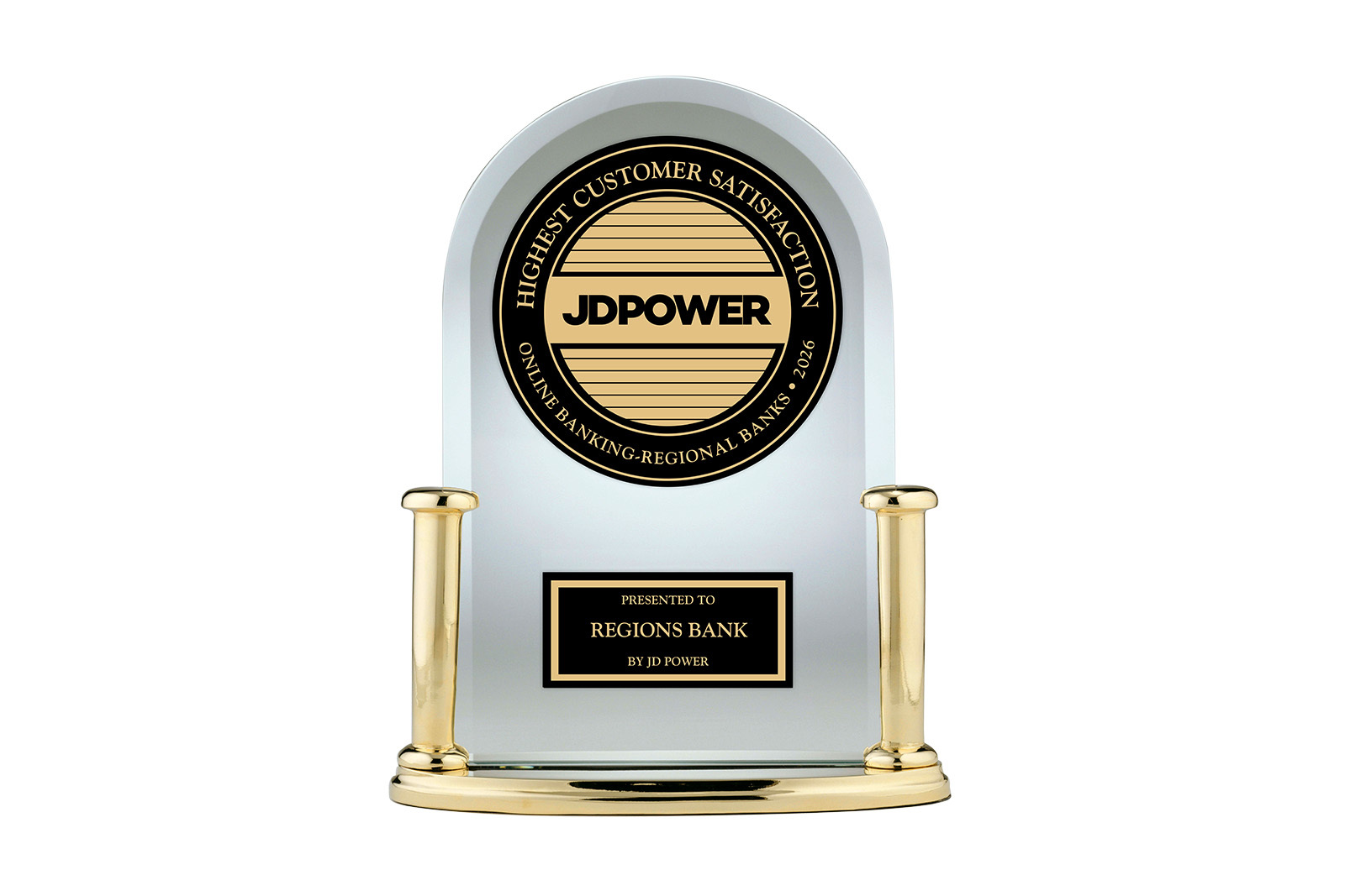 JD Power 2026 Regions Bank award.