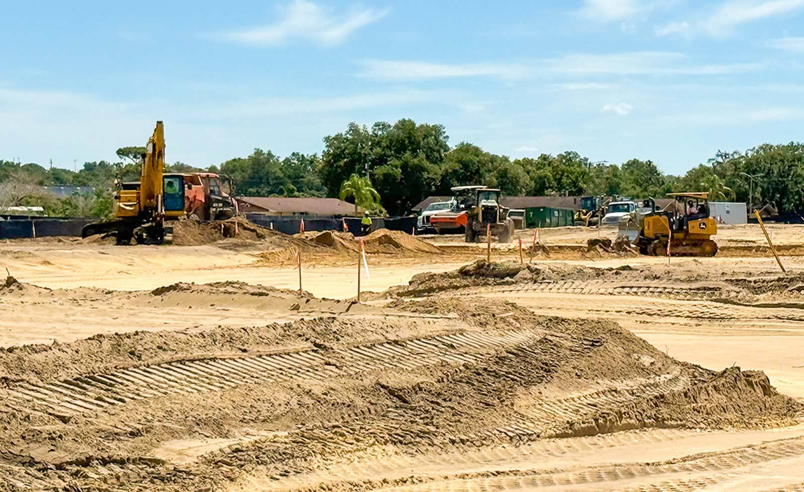 Groundbreaking of Grove Manor II, a future affordable housing community in Lake Wales, Florida.