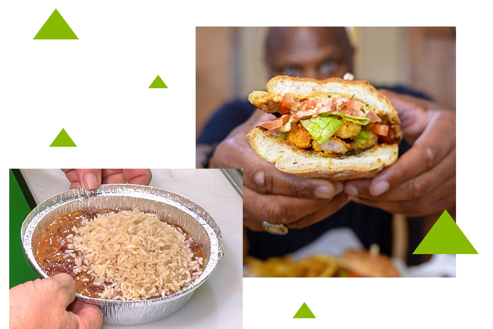 Photos of food from Hey Bebe food truck and restaurant.