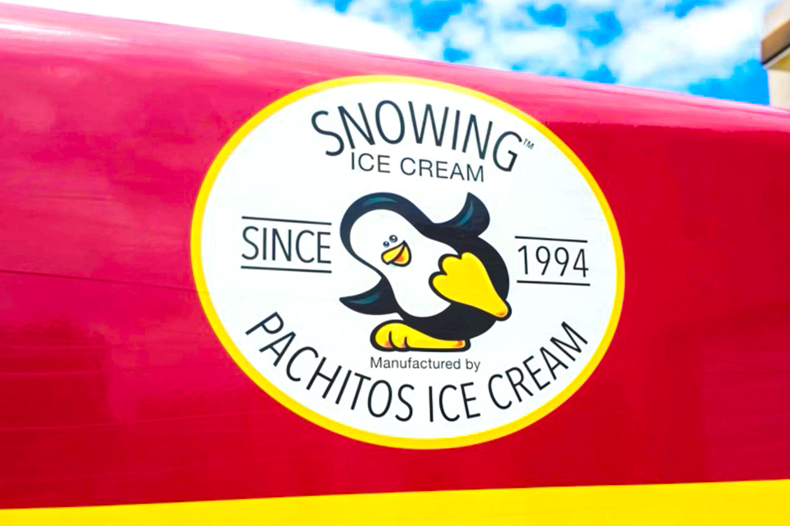 Snowing Ice Cream, Pachitos Ice Cream truck.