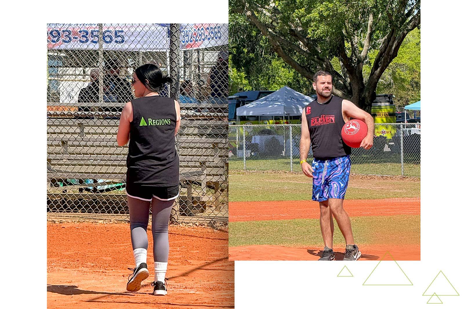 Earlier this year, Spring Hill, Fla., Regions Branch Manager Sandra Wall organized a team of 13 associates to support United Way of Hernando County’s annual kickball tournament. 