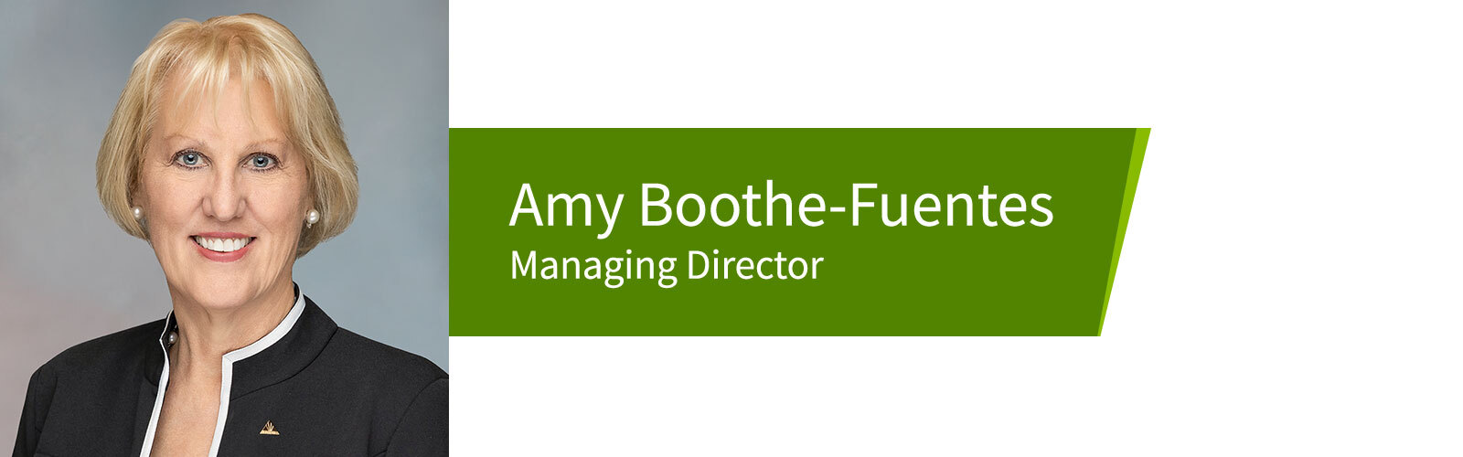 Amy Boothe-Fuentes, Managing Director.