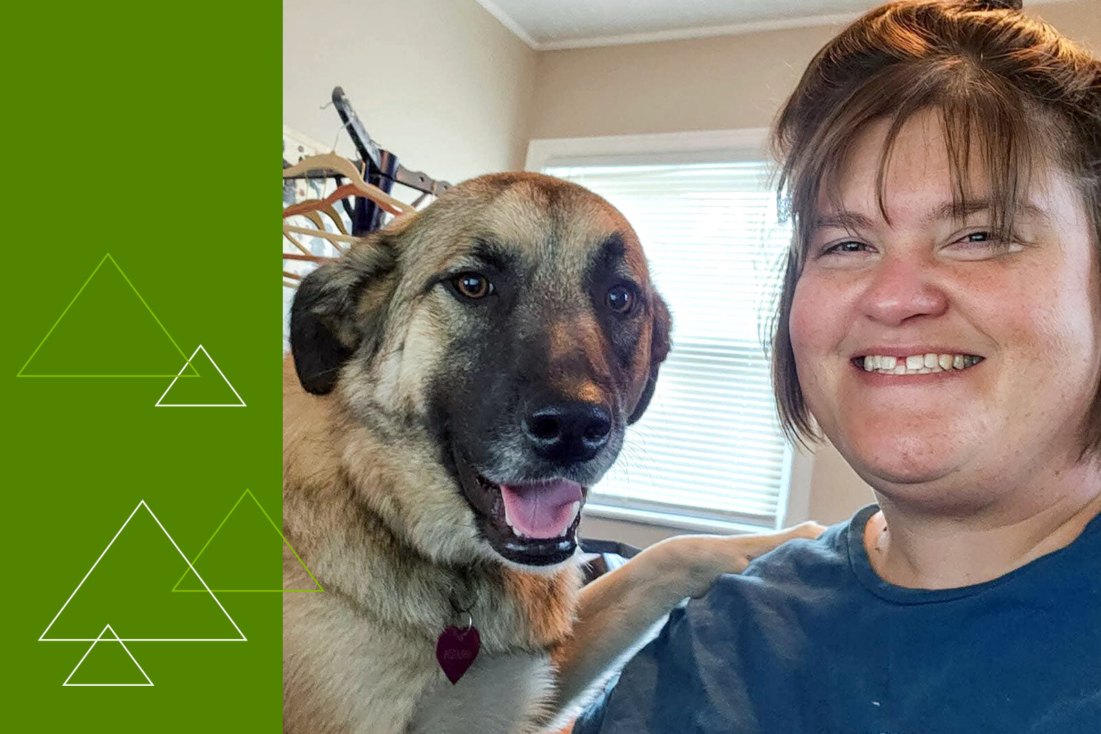 Katie Clements with Roxanne.