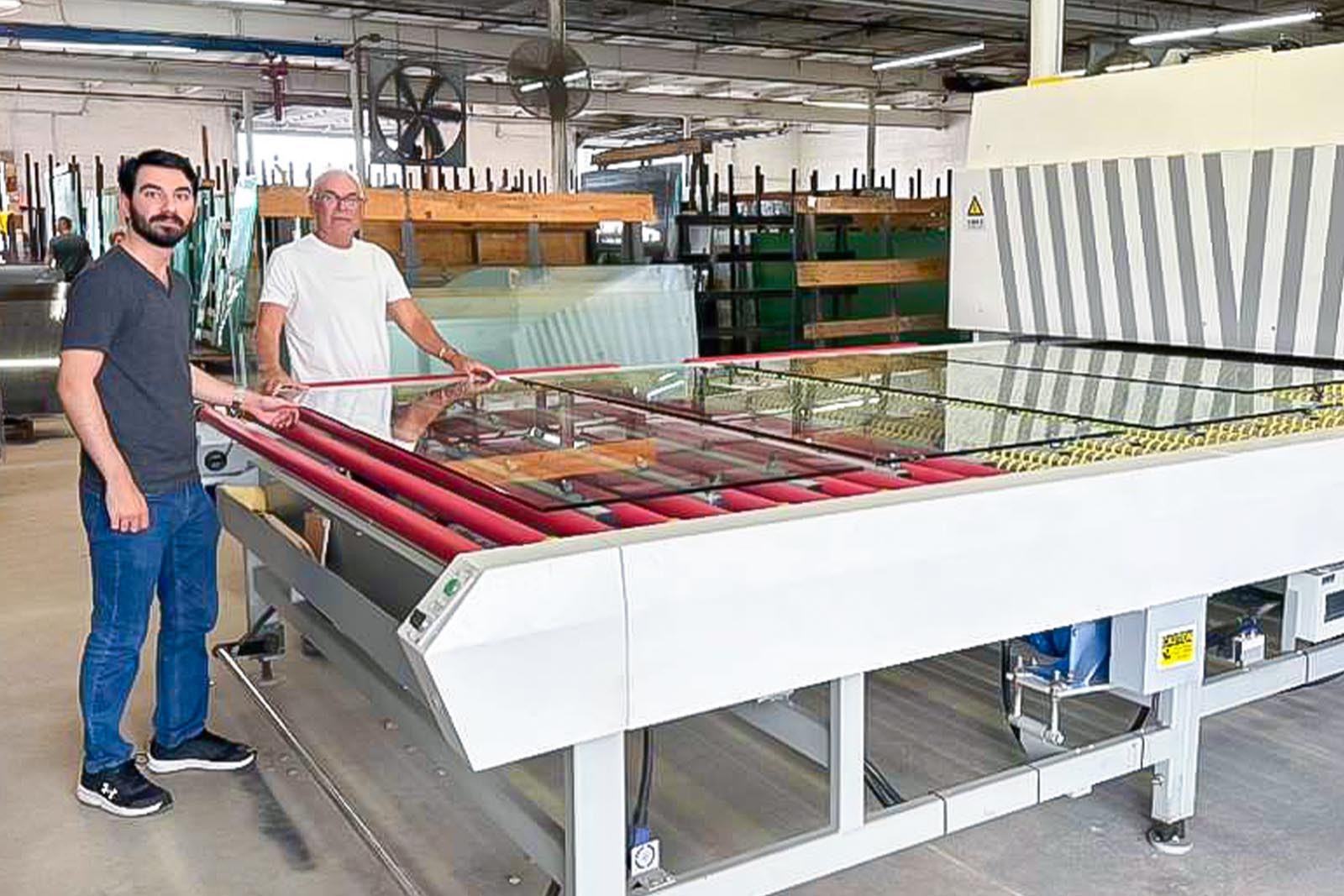 Ready Glass and Mirror machinery.