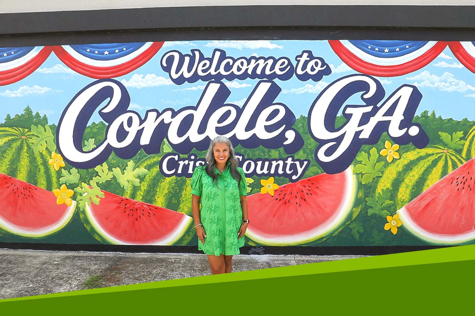Known as the watermelon capital, Cordele greets visitors with a...