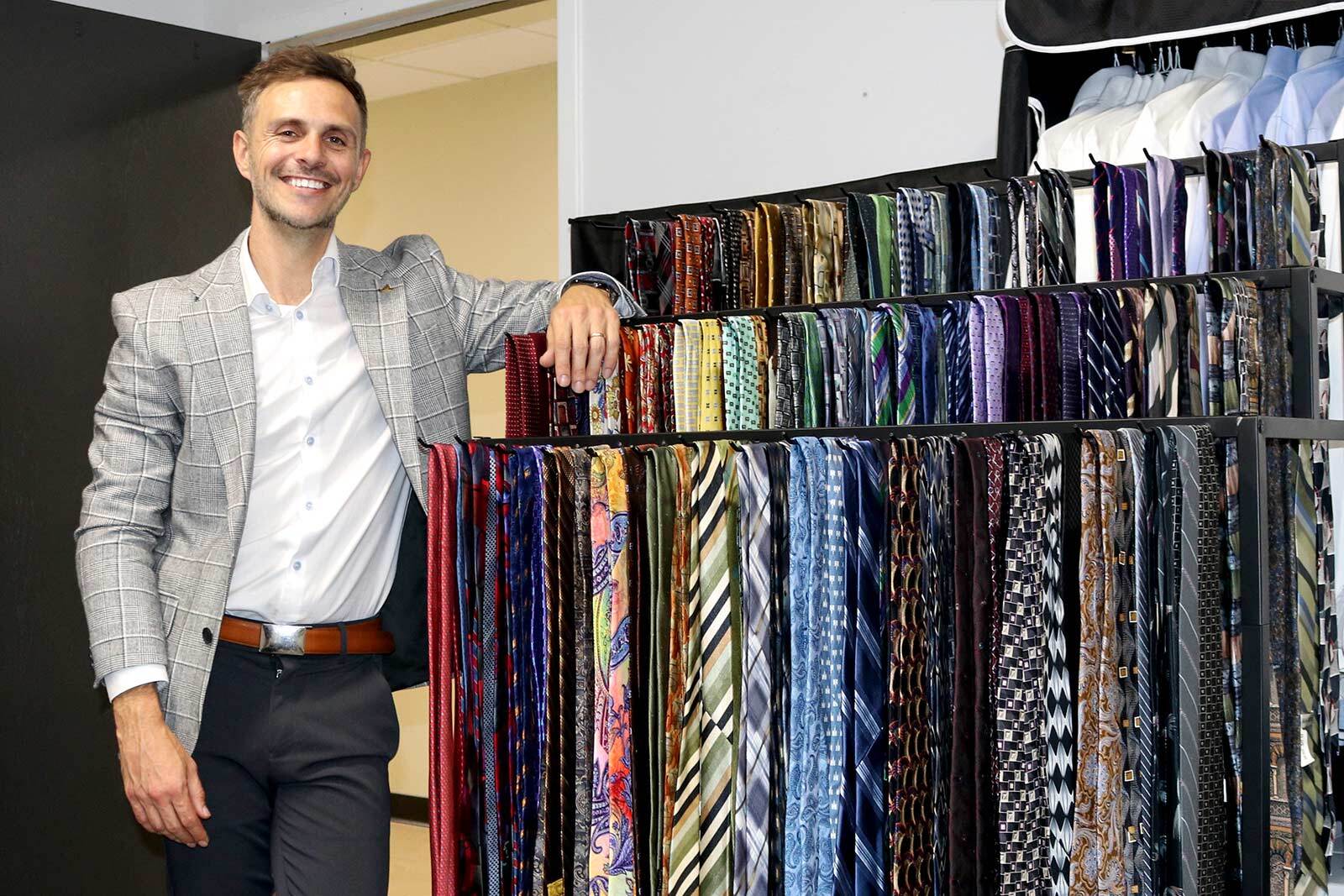 Brian Carman with Ties.