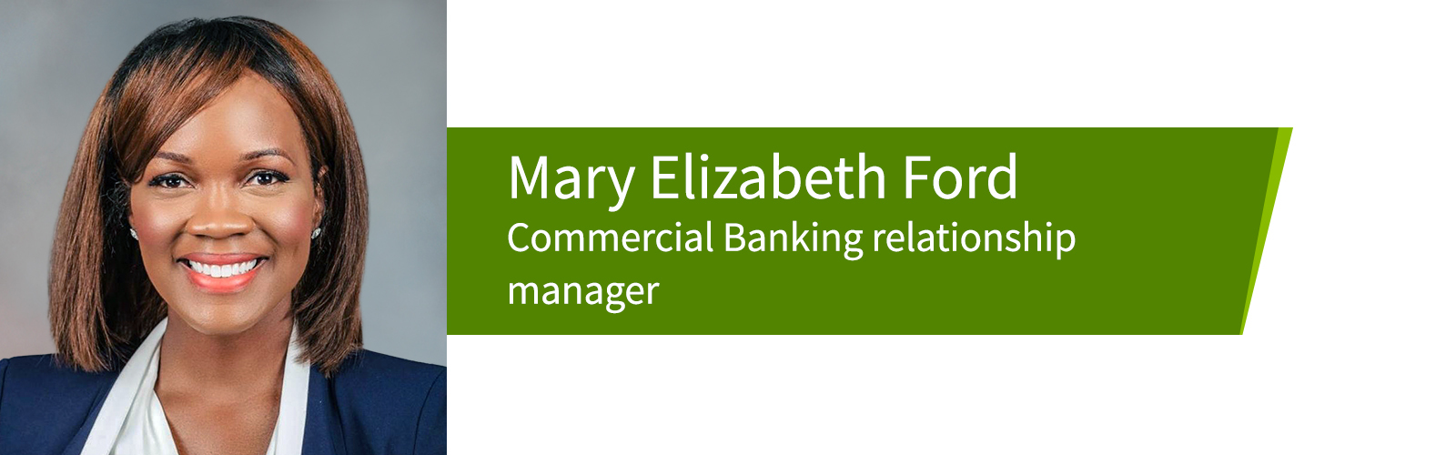 Mary Elizabeth Ford, commercial banking relationship manager at Regions Bank.
